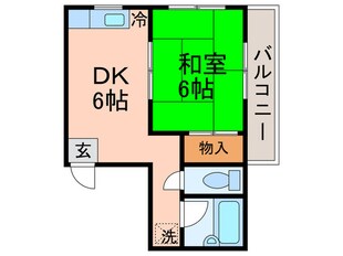 エムズマンションの物件間取画像